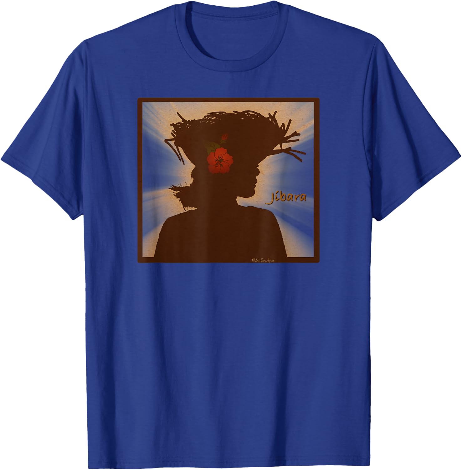 Jibara Puerto Rico Boricua Proud T-Shirt - T-Shirt | Royal