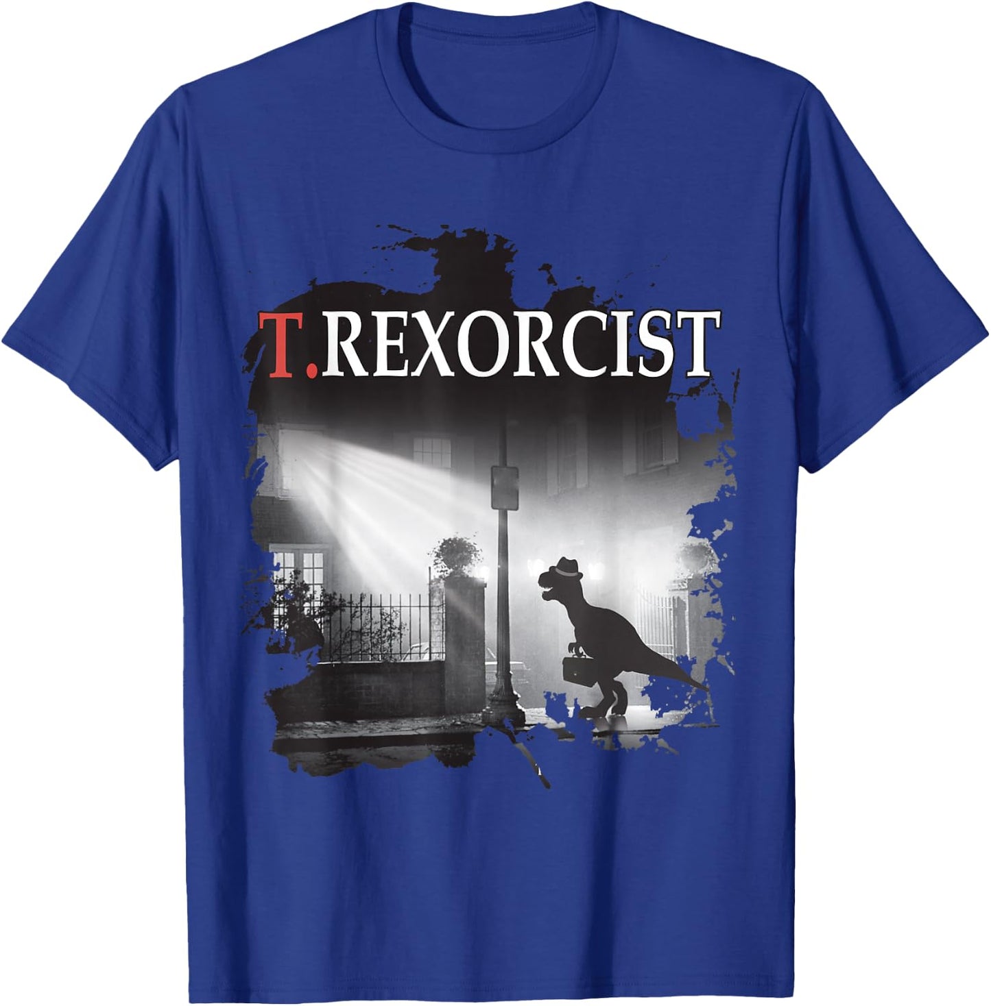 Tyrannosaurus Rex Shirt - T.rexorcist Dinosaur Parody T-Shirt - T-Shirt | Royal