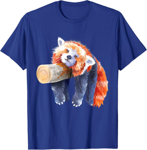 Red Panda Shirt Men Women Red Panda Lover Graphic Red Panda T-Shirt - T-Shirt | Royal