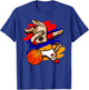 Dabbing Dog Armenia Basketball Fans Jersey Armenian Flag T-Shirt - T-Shirt | Royal