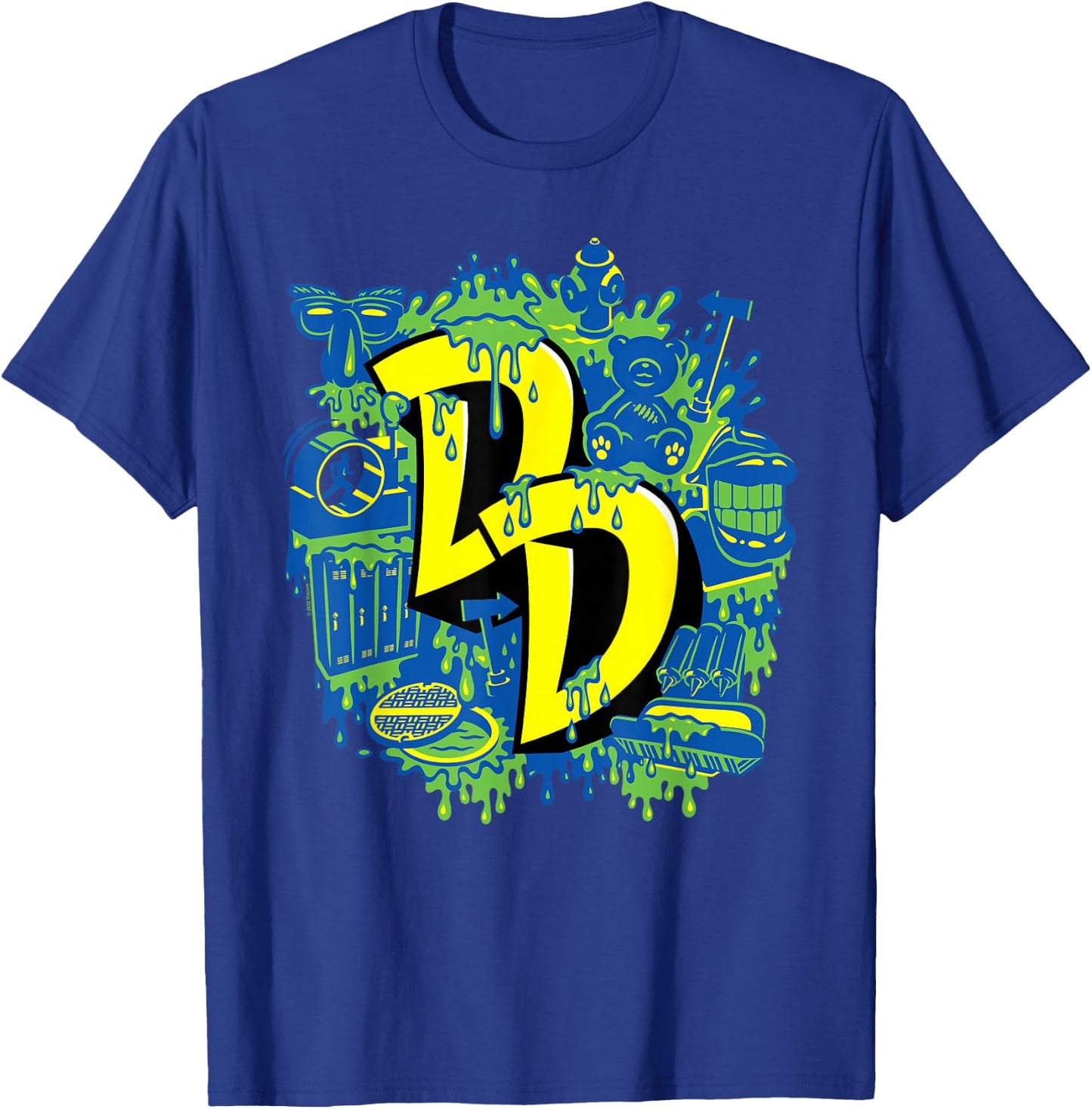 Double Dare DD Graffiti T-Shirt - T-Shirt | Royal