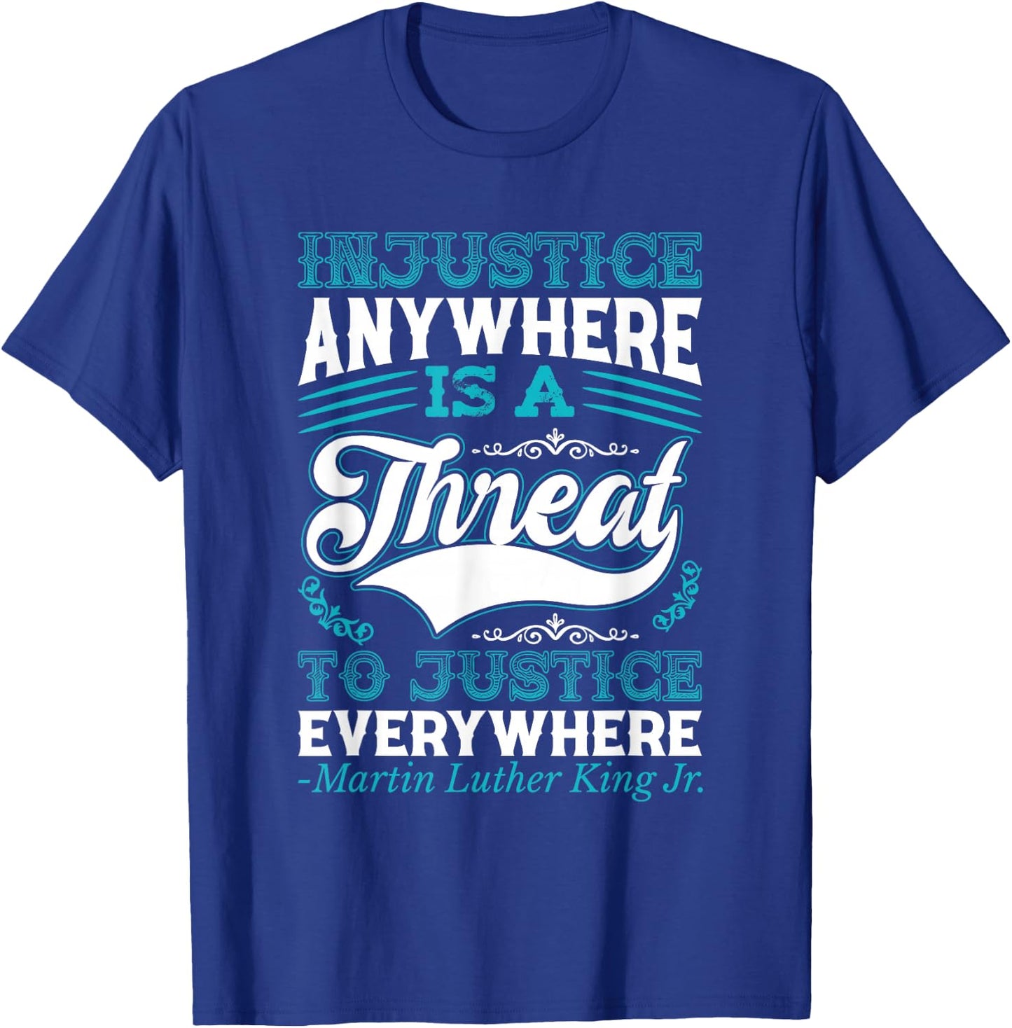 Martin Luther King Jr. T-Shirt - T-Shirt | Royal
