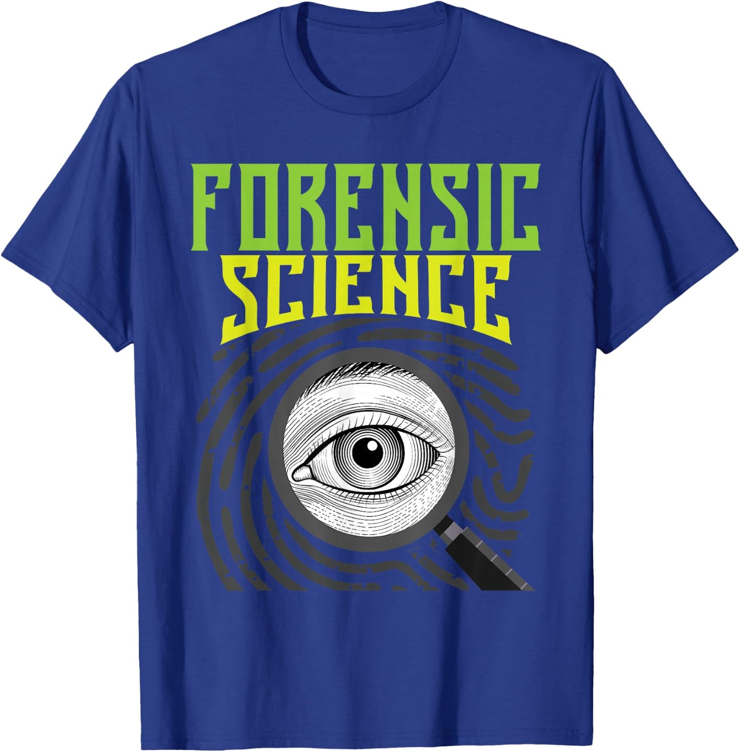 Forensic Science - Forensics Forensic Scientist Criminology T-Shirt - T-Shirt | Royal
