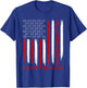 Patriotic USA Flag Alabama Football Season Party T-Shirt - T-Shirt | Royal