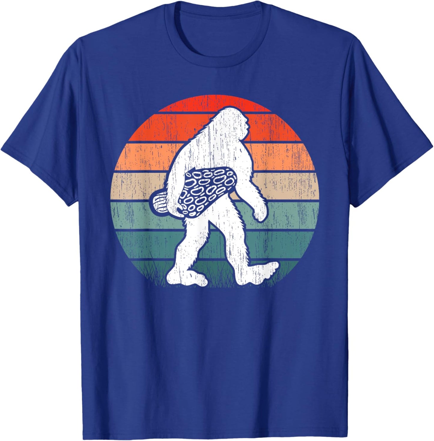 Bigfoot Morel Mushroom Foraging Mycology Shroom Hunting T-Shirt - T-Shirt | Royal