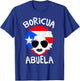 Puerto Rico Abuela Grandma Boricua Puerto Rican Flag T-Shirt - T-Shirt | Royal