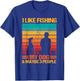 I Like Fishing My Dog And Maybe 3 People Funny Sarcasm T-Shirt - T-Shirt | Royal