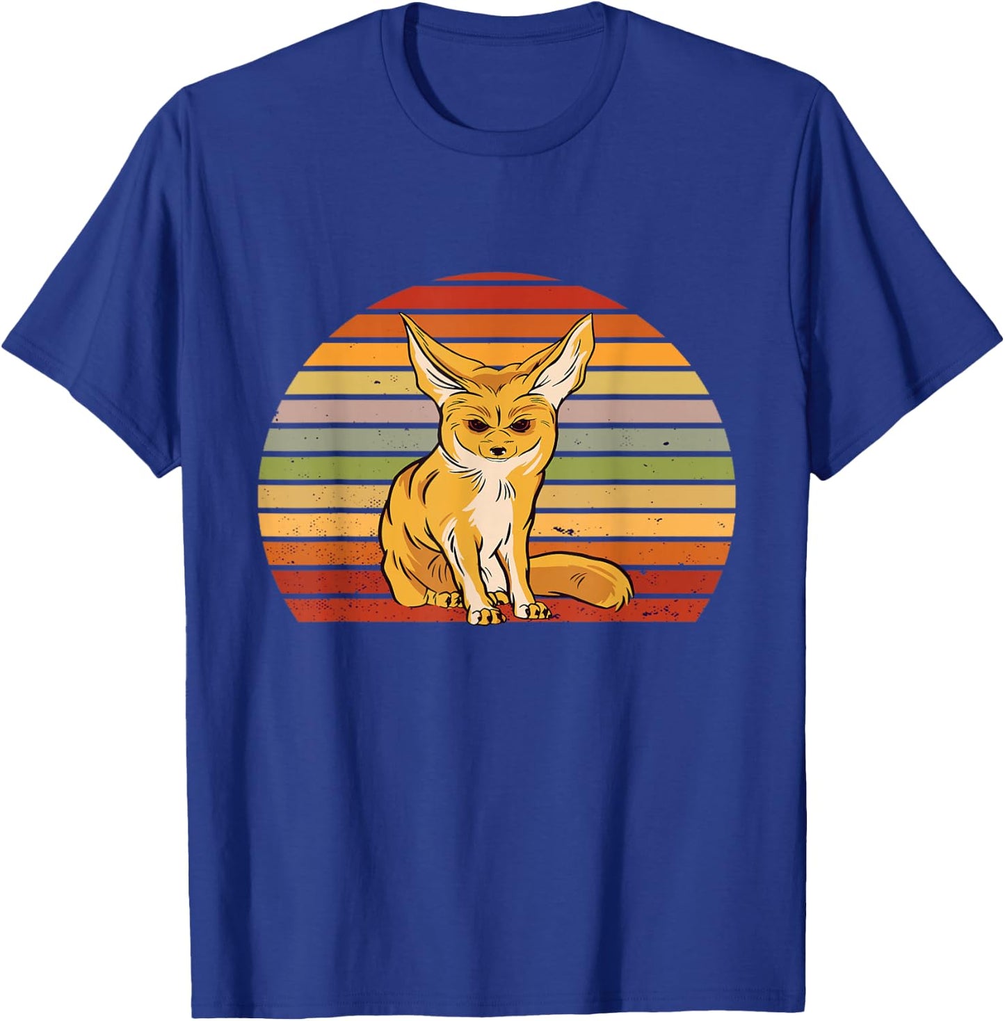 Fennec Fox Fennec Fox Owner Retro Vintage Desert Animal T-Shirt - T-Shirt | Royal