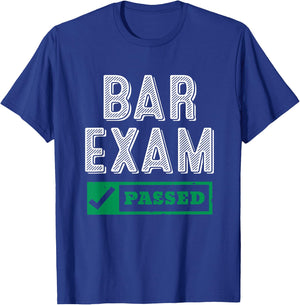 Bar Exam Passed - Law Graduates Outfit New Lawyers Gift T-Shirt - T-Shirt | Royal