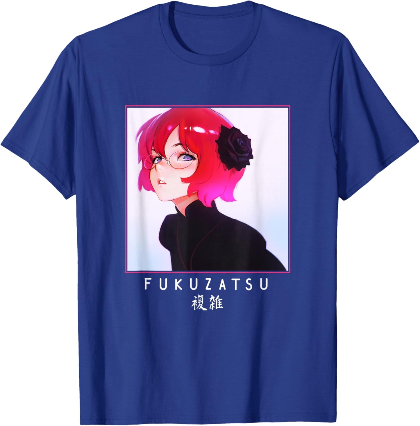 Anime Girl Japanese Aesthetic anime Otaku T-Shirt - T-Shirt | Royal