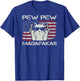 Vintage Cats Pew Pew Madafakas USA Funny Cat Lover (ON BACK) T-Shirt - T-Shirt | Royal