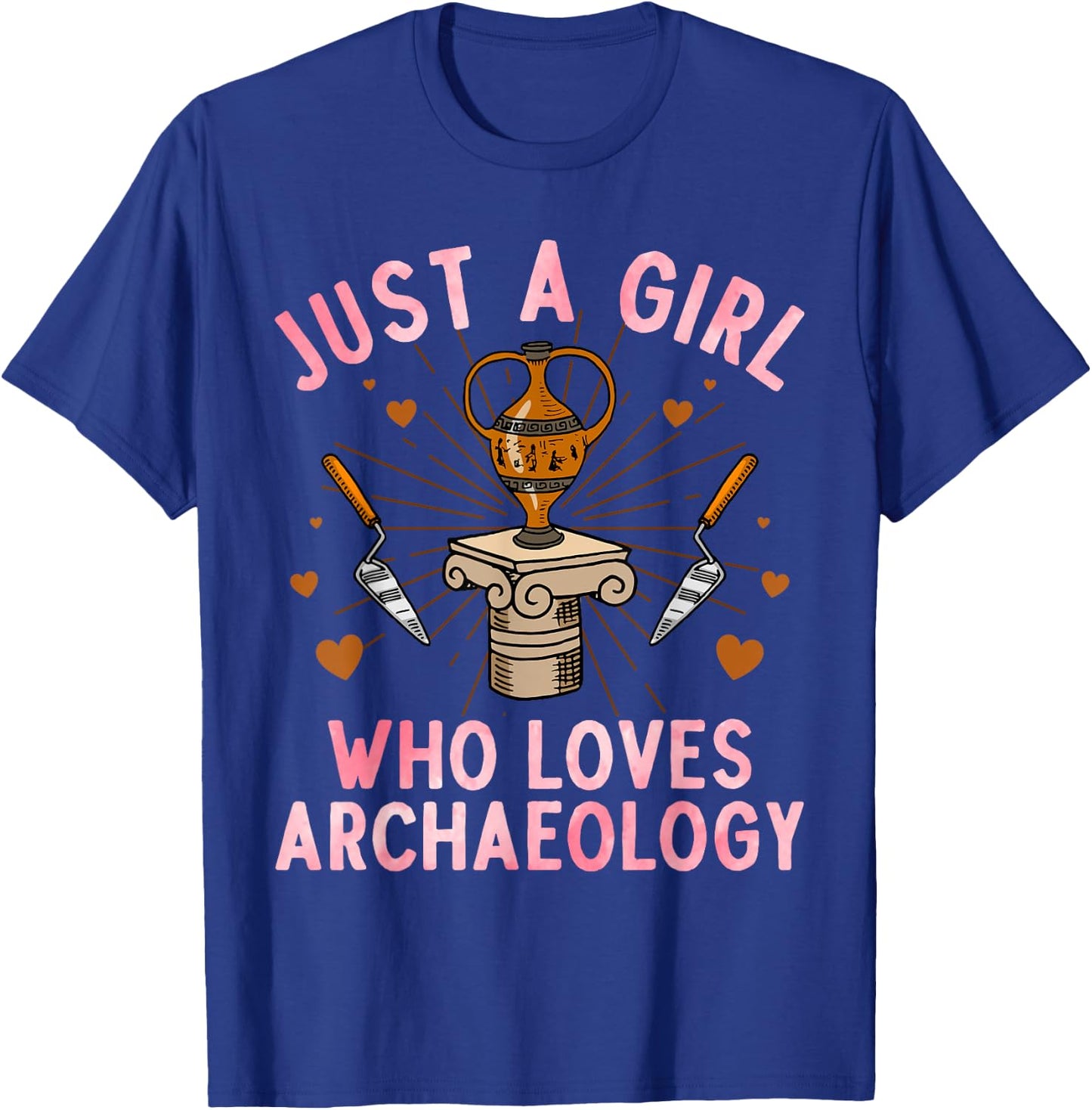 Archaeology Design Girls Archeology Archaeologist T-Shirt - T-Shirt | Royal