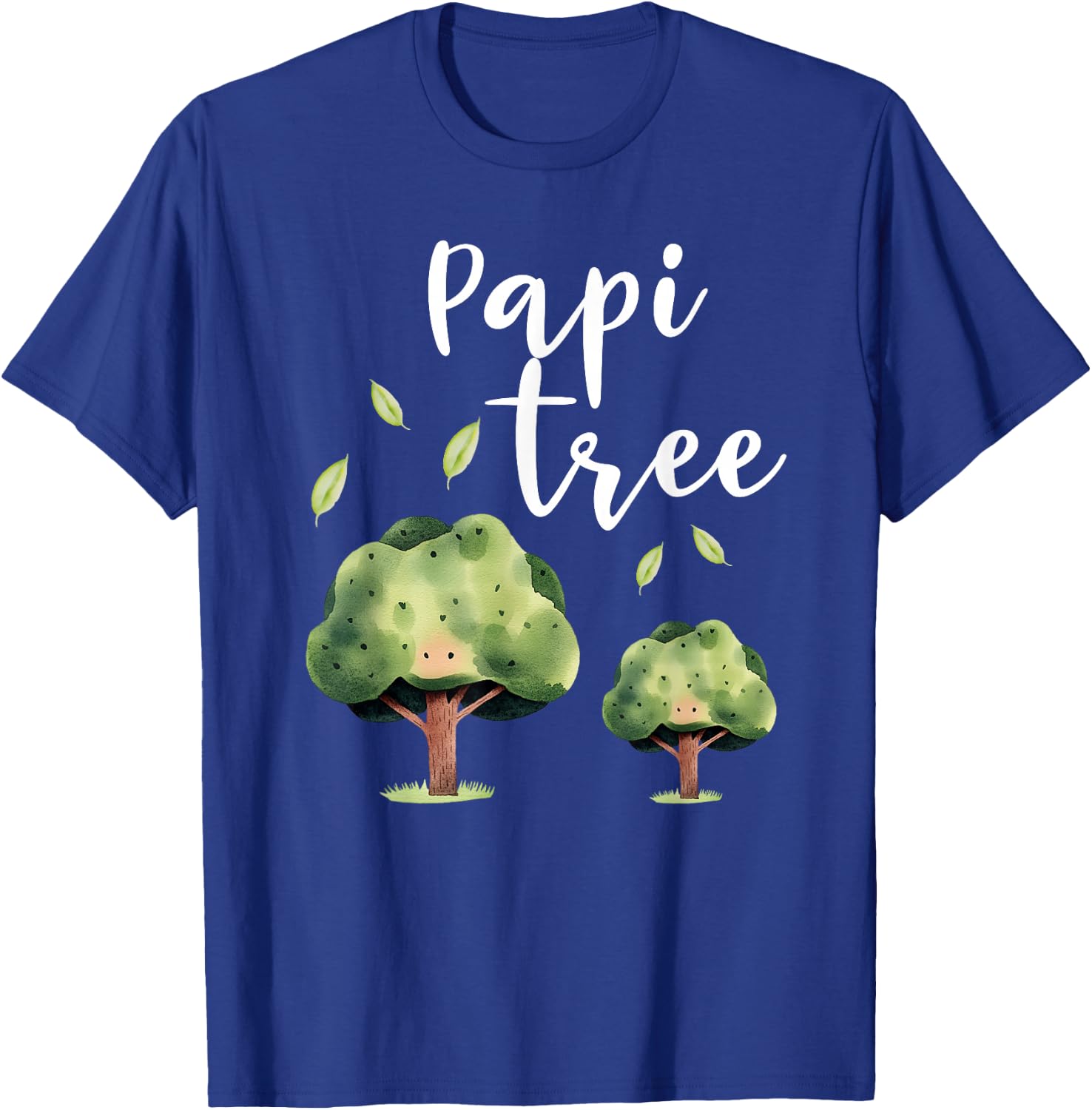Papi Tree Daddy Spanish Baby Shower Nature Lover Cute T-Shirt - T-Shirt | Royal