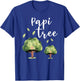Papi Tree Daddy Spanish Baby Shower Nature Lover Cute T-Shirt - T-Shirt | Royal