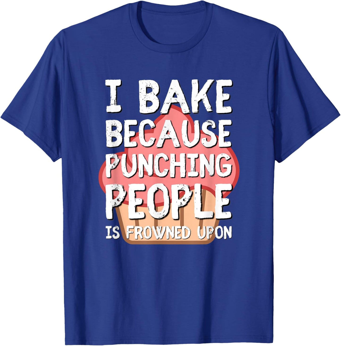 Funny Baking Shirt or Men or Love to Stress Bake T-Shirt - T-Shirt | Royal