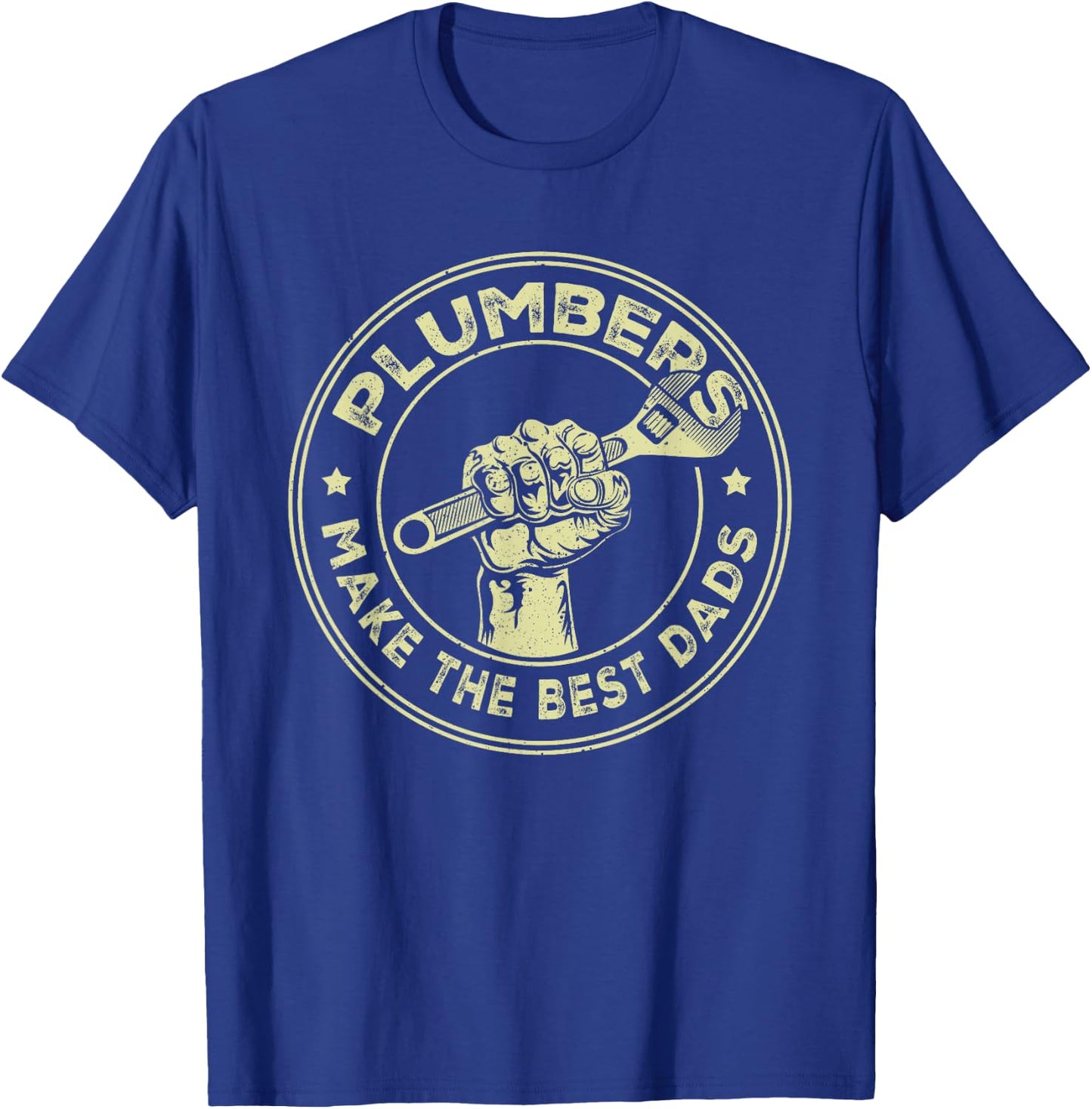 Plumbing Graphic Design Plumber Dad T-Shirt - T-Shirt | Royal
