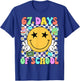 Happy 67th Day of School Vibes Smile Face 67 Days of School T-Shirt - T-Shirt | Royal