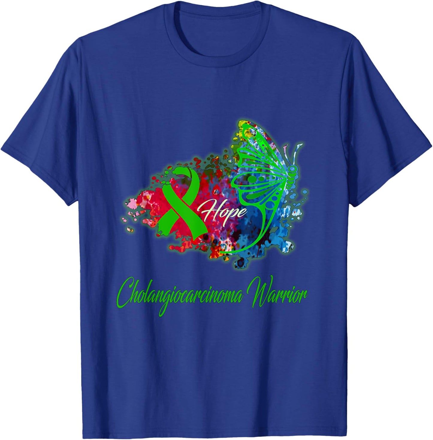 Cholangiocarcinoma Awareness T-Shirt - T-Shirt | Royal