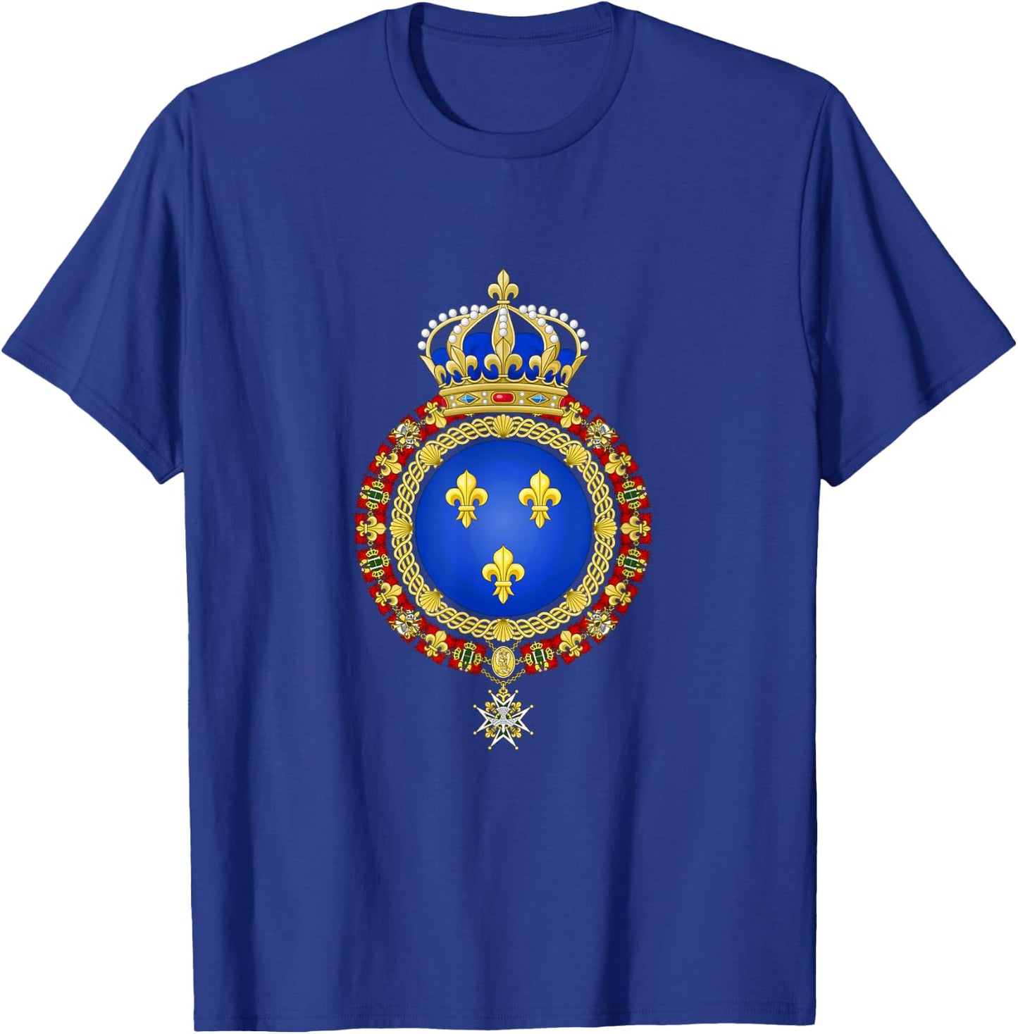 France Coat of Arms Crest French Emblem T-Shirt - T-Shirt | Royal