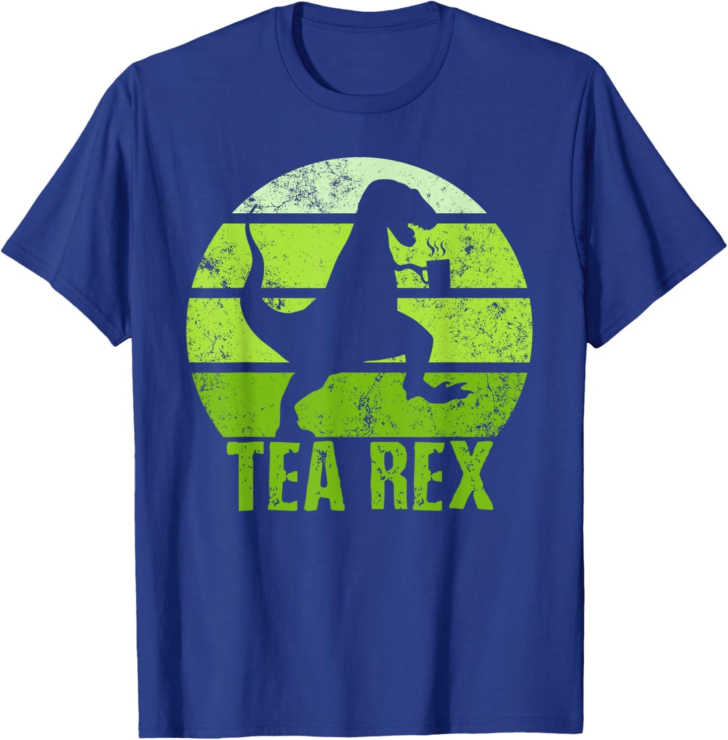 Tea Rex Shirt Retro Vintage T-rex Funny Dinosaurs Tea Party T-Shirt - T-Shirt | Royal
