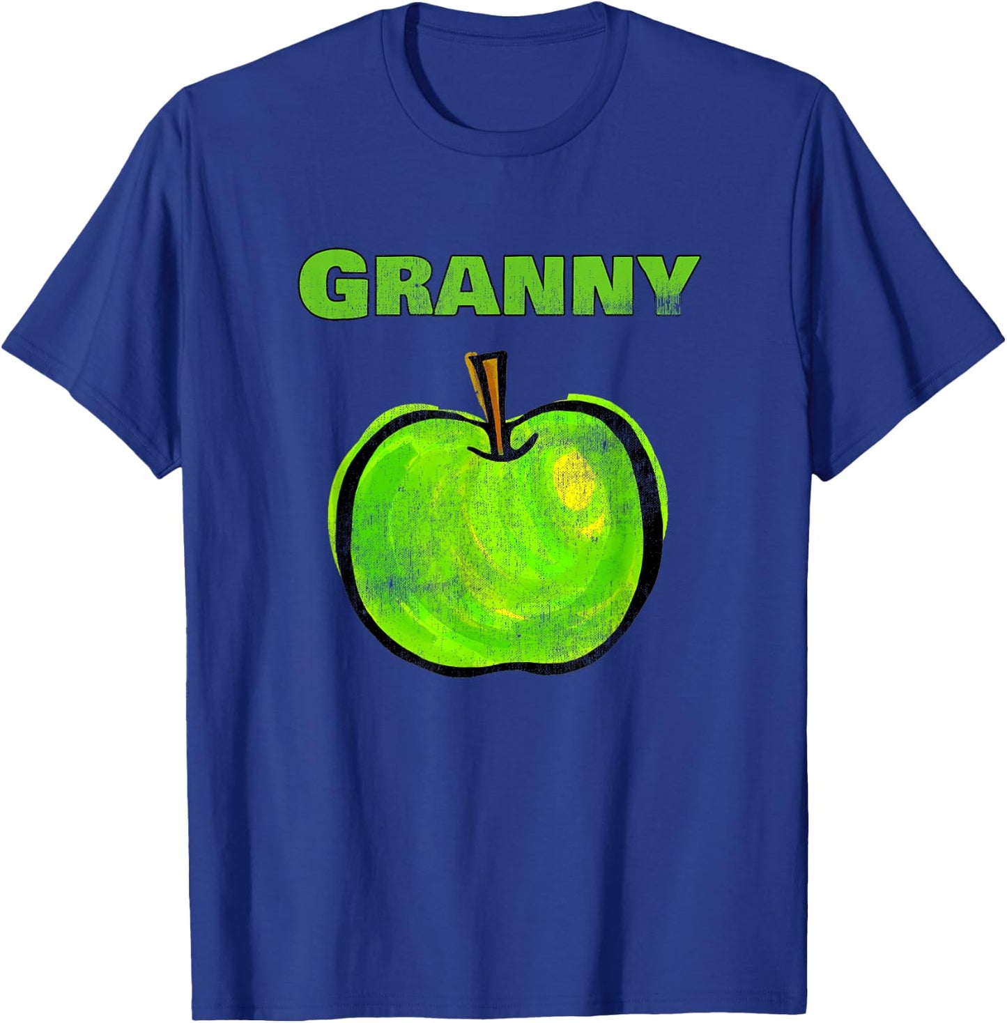 Granny Green Apple Grandmother Baking Fruit Funny T Shirt T-Shirt - T-Shirt | Royal