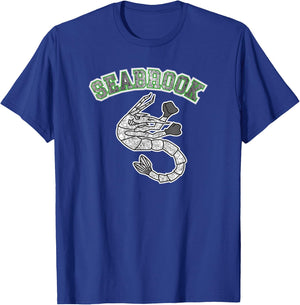 Disney Zombies Seabrook School Mascot Logo T-Shirt - T-Shirt | Royal