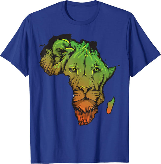 Proud of Africa | Cute Africa Tourist Gift T-Shirt - T-Shirt | Royal