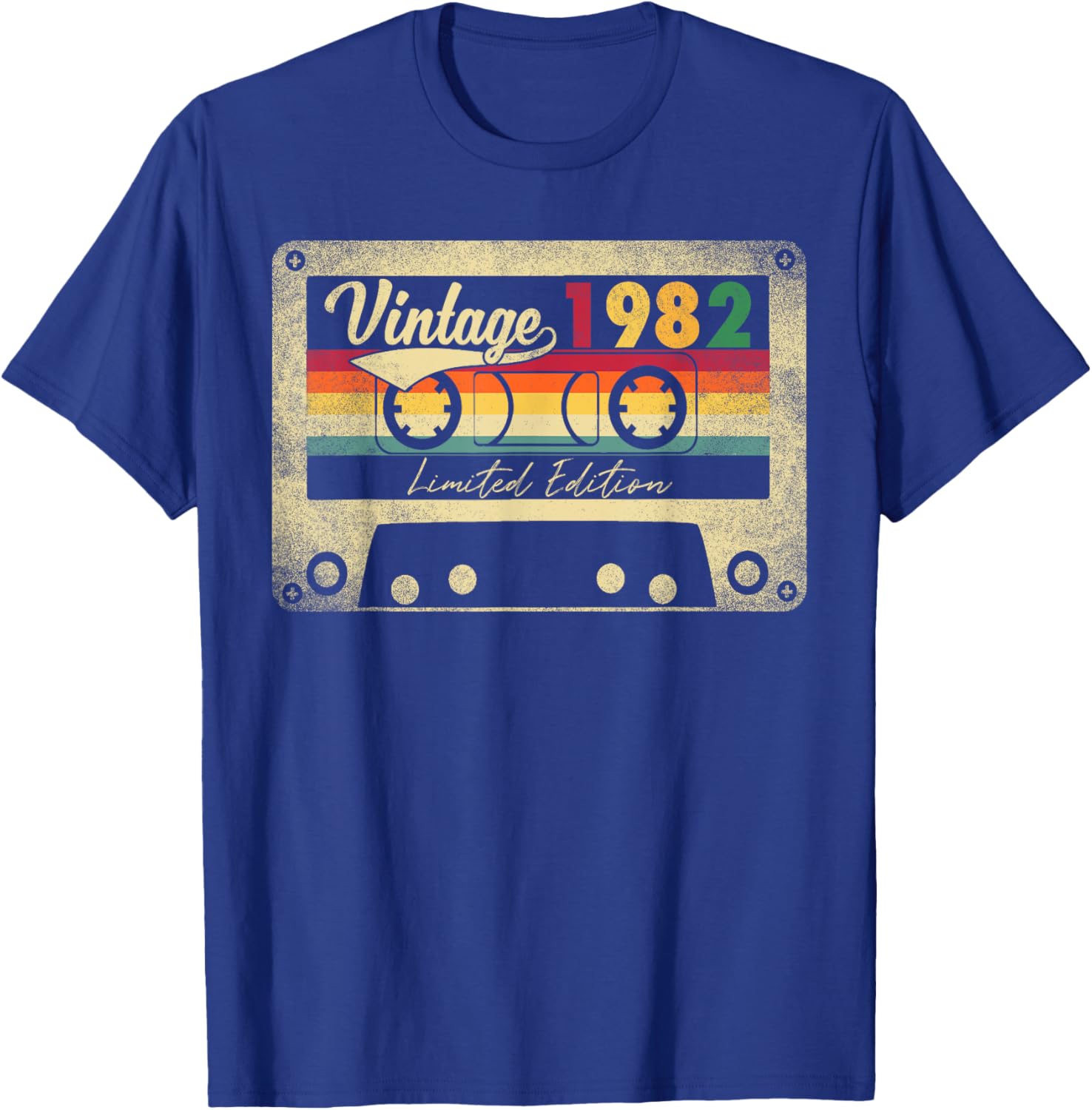 Limited Edition Vintage Best Of 1982 43rd Birthday Gift T-Shirt - T-Shirt | Royal