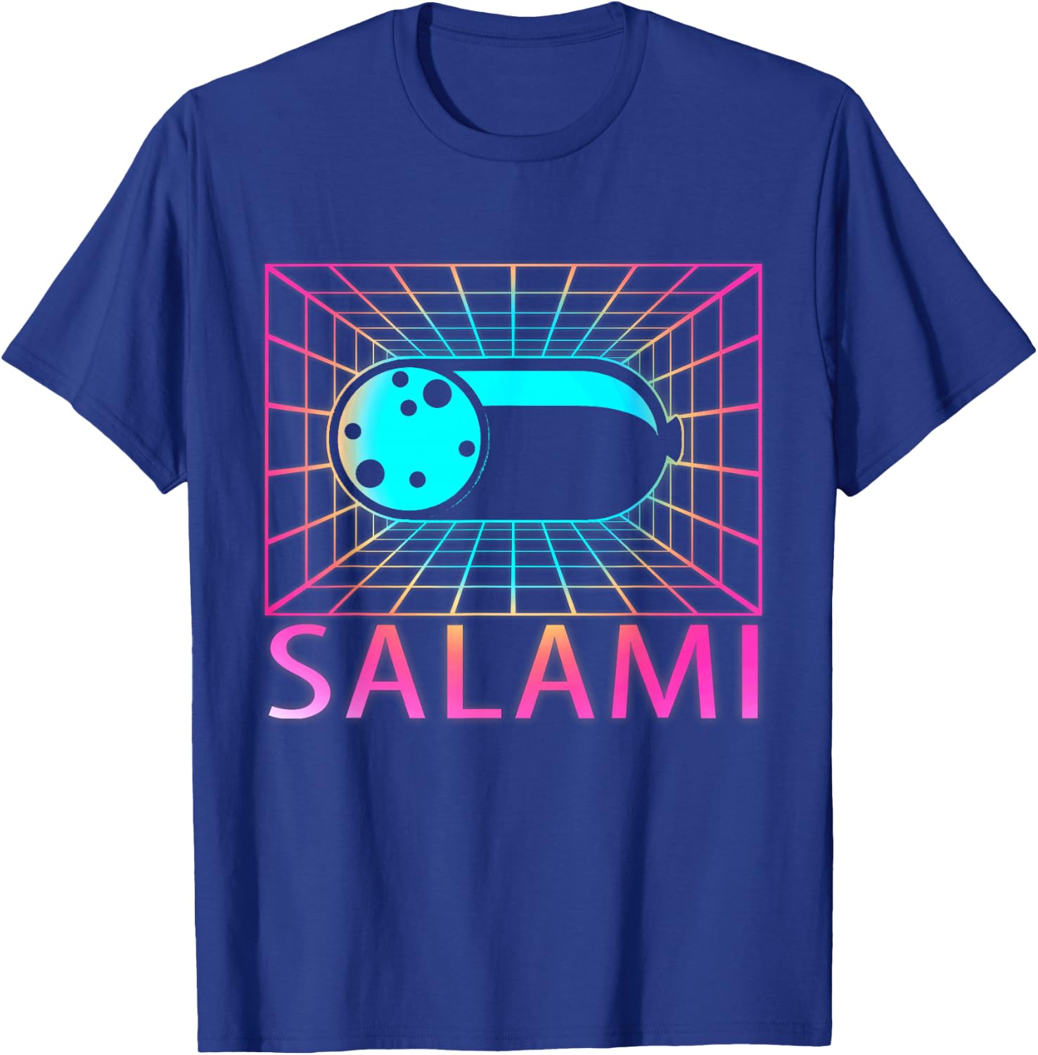 Salami Retro Gift T-Shirt - T-Shirt | Royal