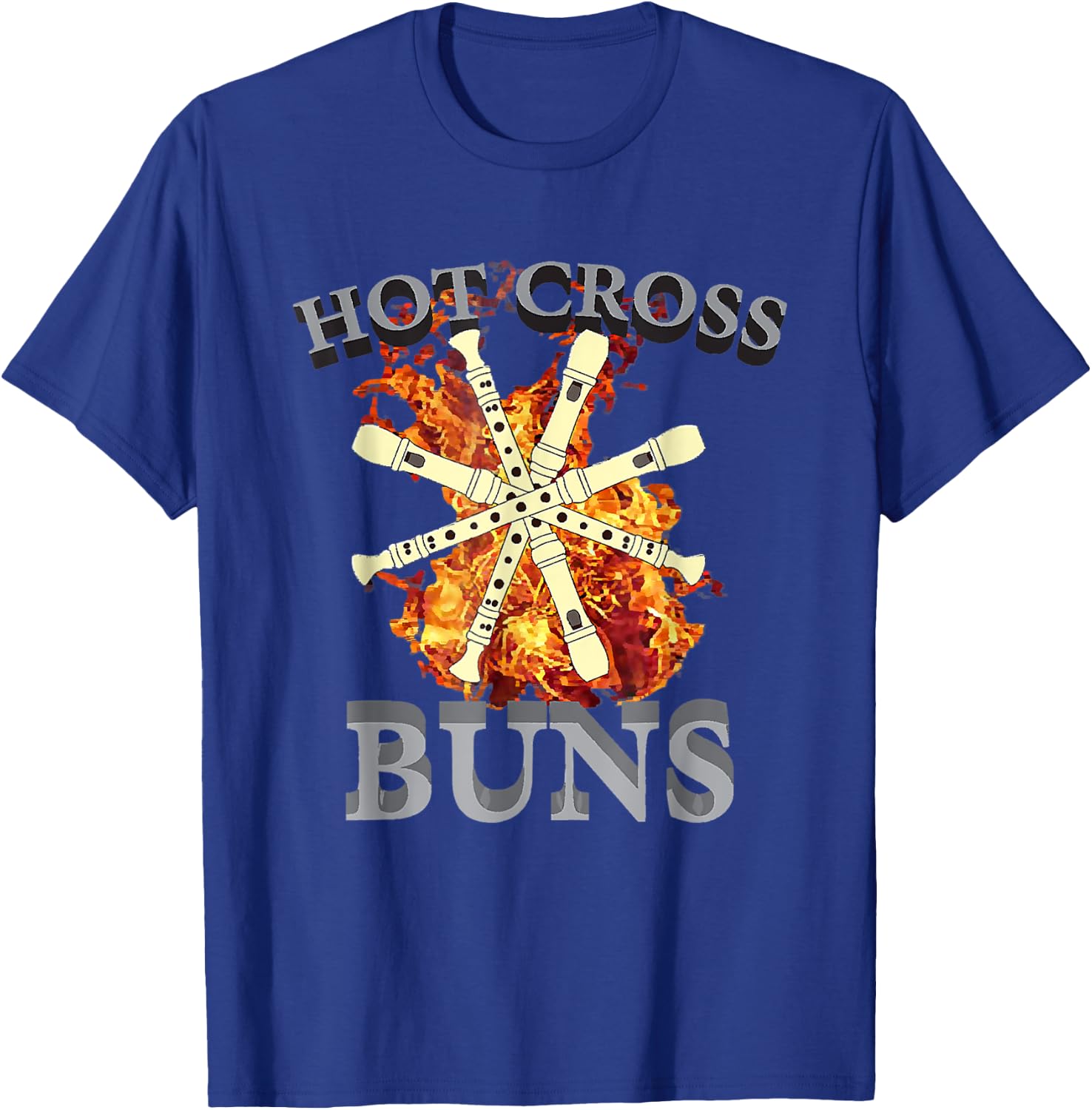 Hot Cross Buns pattern for dad T-Shirt - T-Shirt | Royal