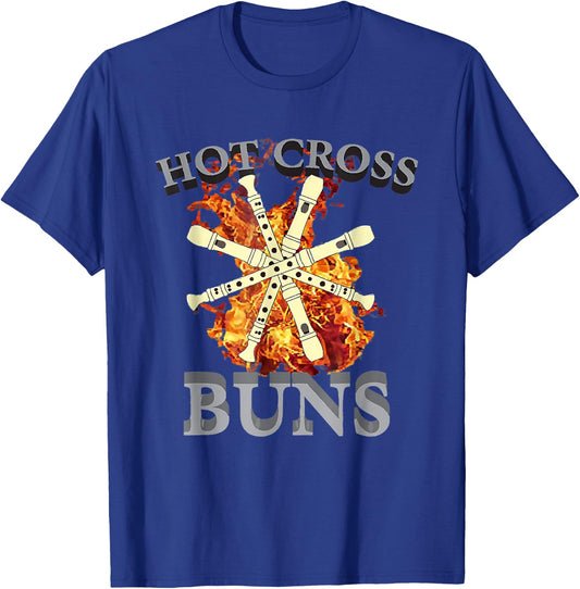Hot Cross Buns pattern for dad T-Shirt - T-Shirt | Royal