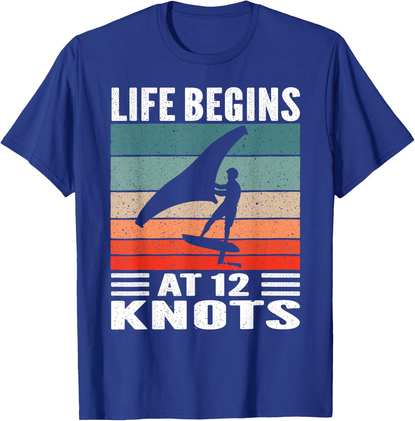 Wing foiling foil surfing wing surf surfer water sports T-Shirt - T-Shirt | Royal
