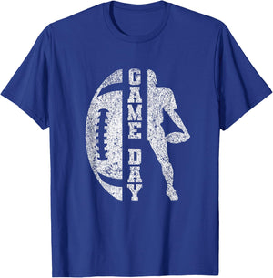 Game Day Football - Cute Football Top T-Shirt - T-Shirt | Royal