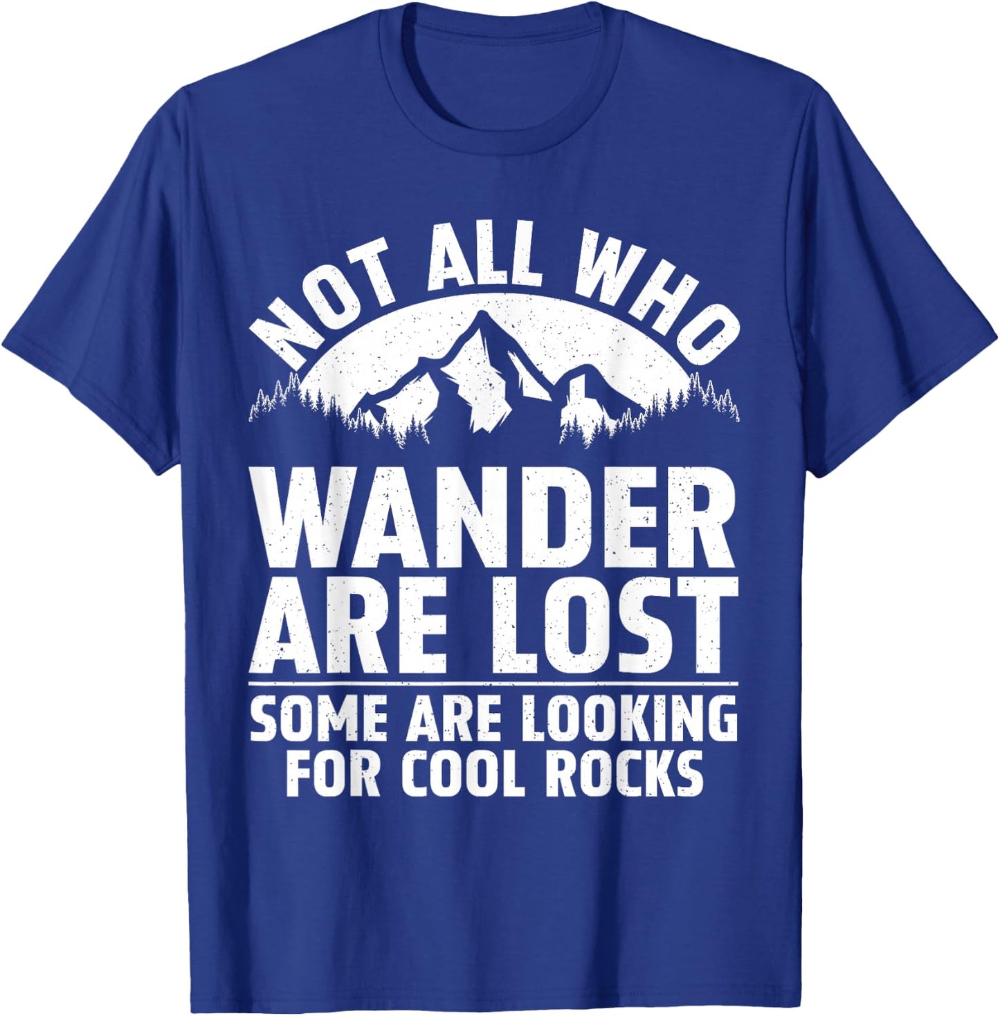 Rock Collecting Art Women Rockhound Rock Collector T-Shirt - T-Shirt | Royal