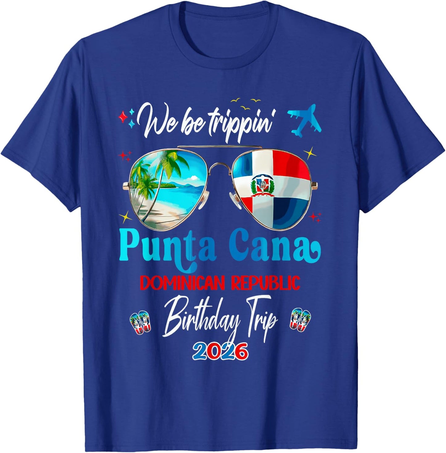 Punta Cana Vacay Dominican Republic Birthday Trip 2026 T-Shirt - T-Shirt | Royal