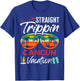 Straight Trippin Cancun Mexico Couples Family Vacation Group T-Shirt - T-Shirt | Royal