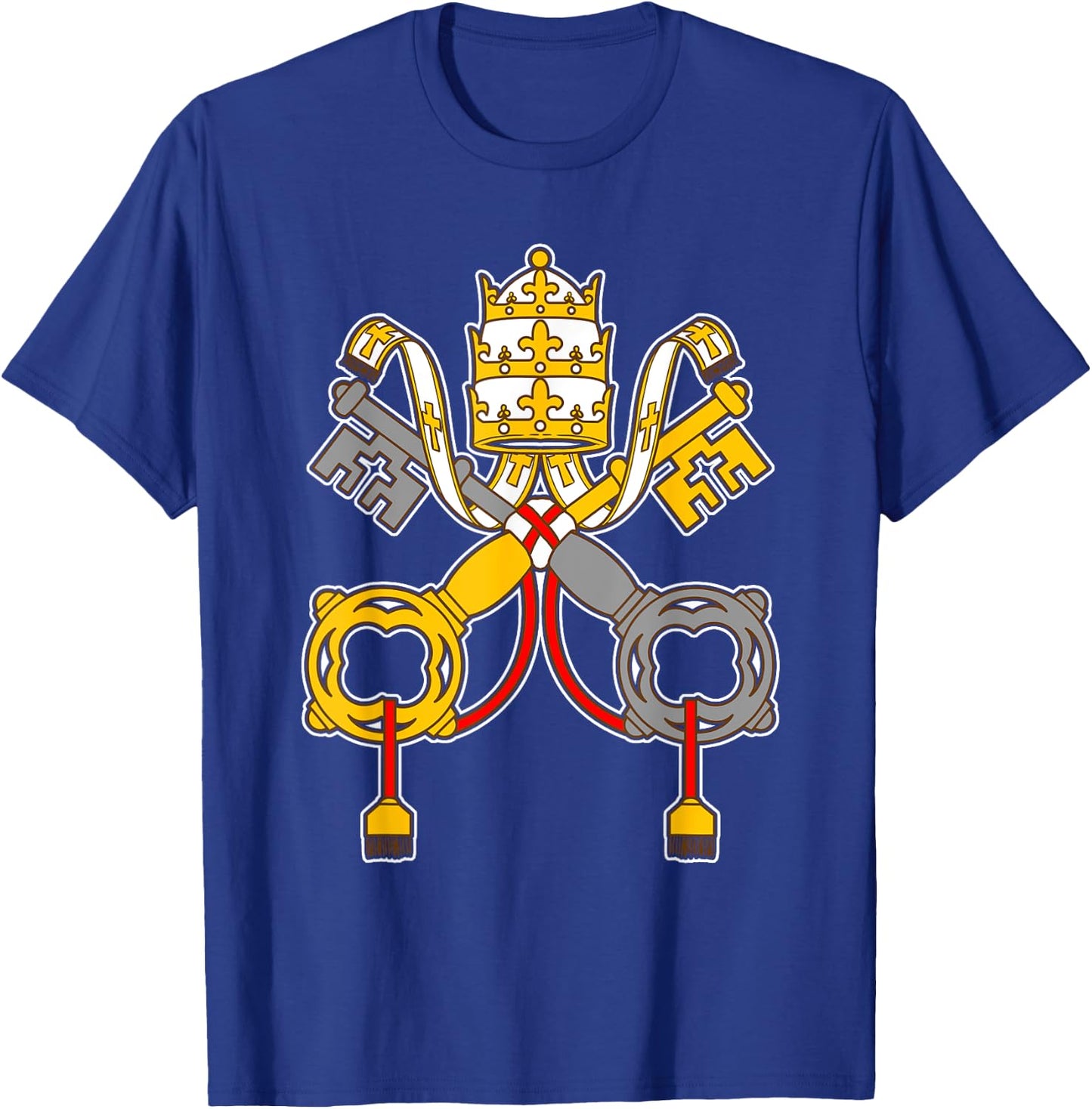 St Peter Shirt - Vintage Catholic t Art keys to the kingdom T-Shirt - T-Shirt | Royal