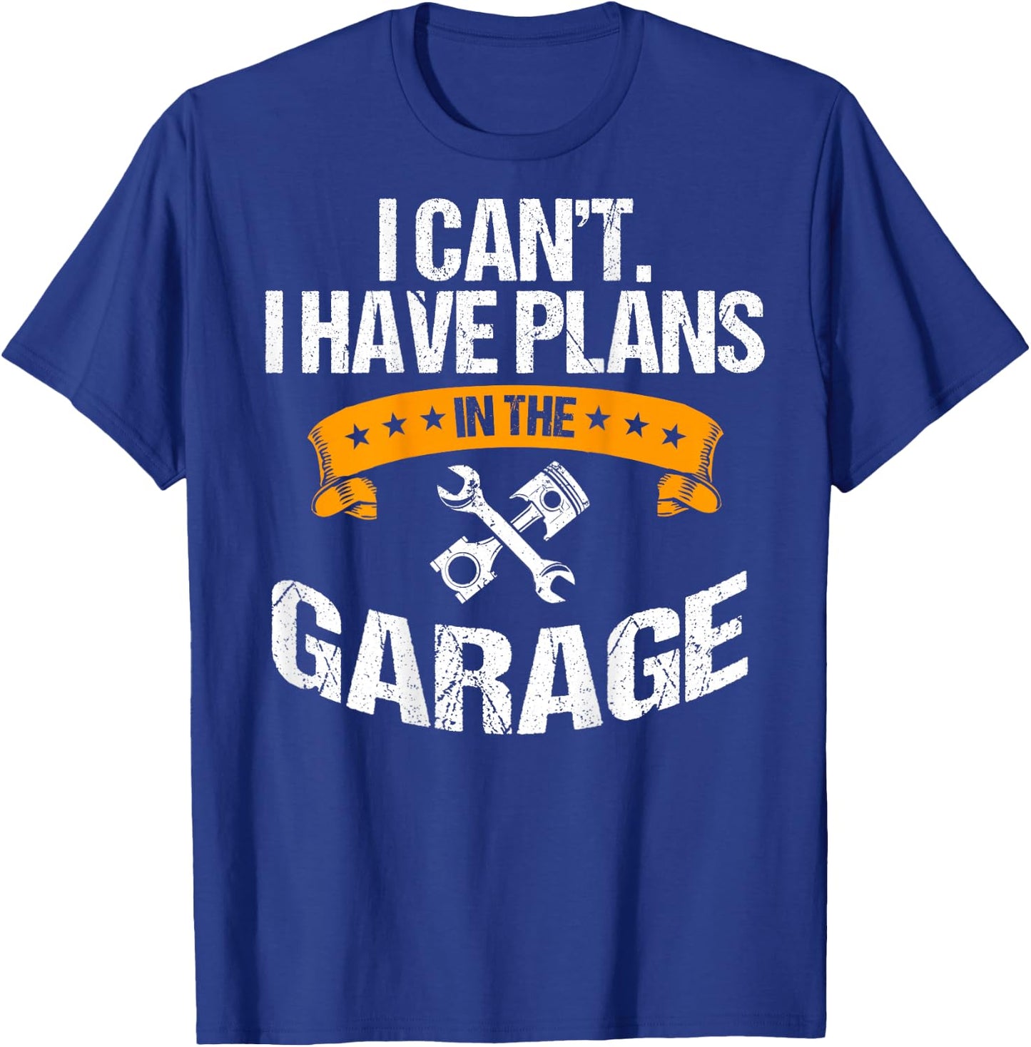 Diesel Mechanic Design On Back Of Clothing T-Shirt - T-Shirt | Royal