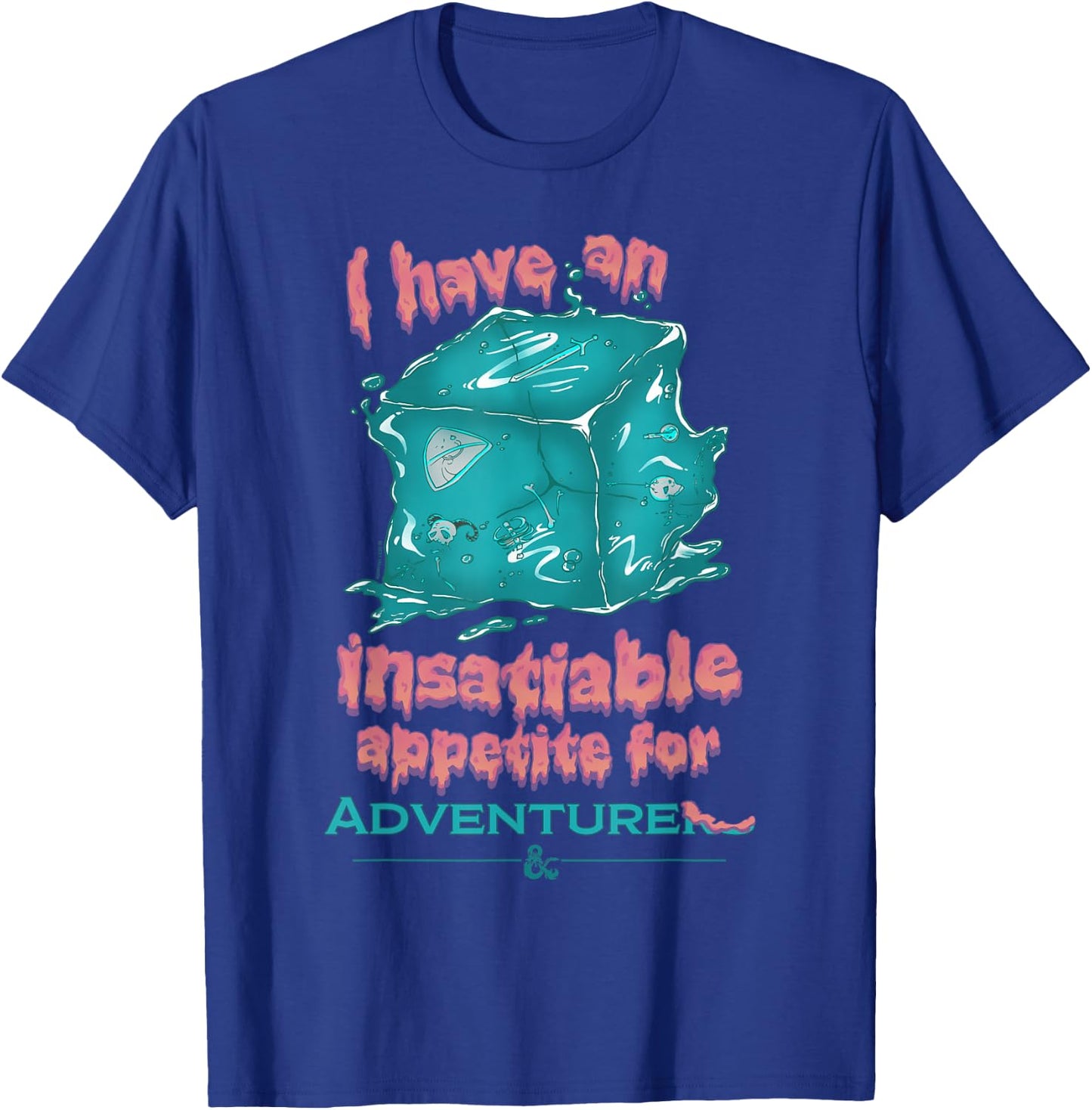 Dungeons & Dragons Insatiable Appetite for Adventure T-Shirt - T-Shirt | Royal