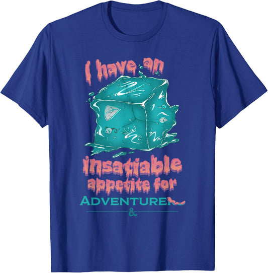 Dungeons & Dragons Insatiable Appetite for Adventure T-Shirt - T-Shirt | Royal