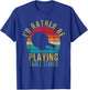 I'd Rather Be Playing Table Tennis Funny Retro T-Shirt - T-Shirt | Royal