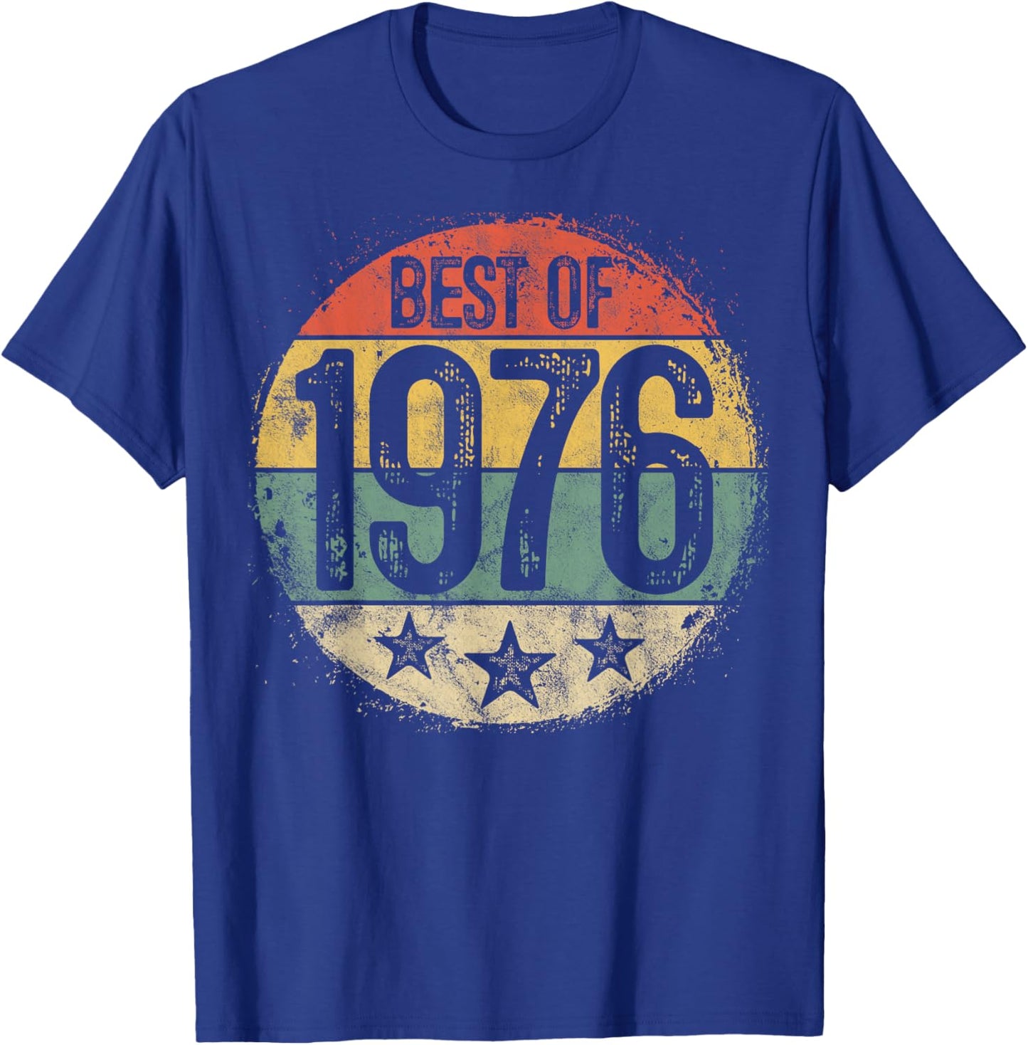 Best of 1976 Sunset 50th Birthday Gift Men Women 50 Year Old T-Shirt - T-Shirt | Royal