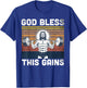 God Bless This Gains - Jesus Workout Strength T-Shirt - T-Shirt | Royal