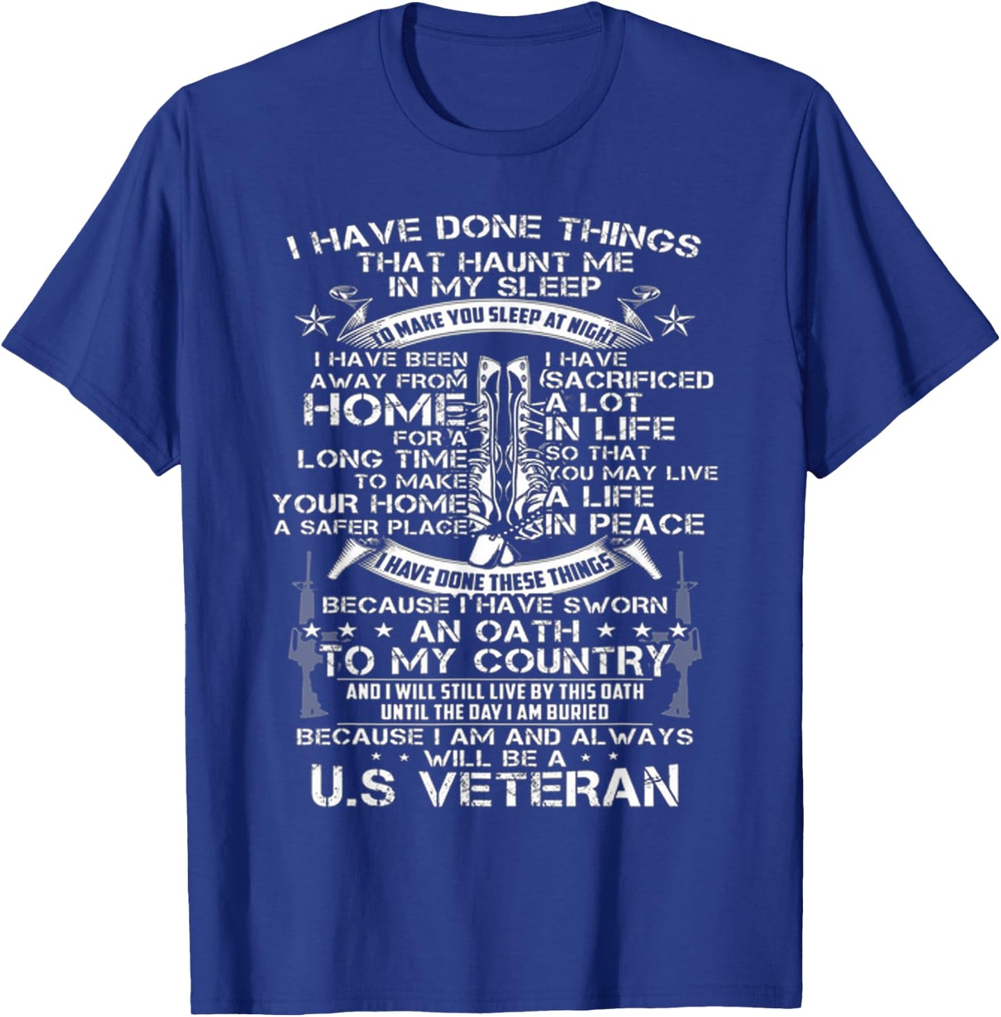 I have done things that haunt me in my sleep T-Shirt - T-Shirt | Royal
