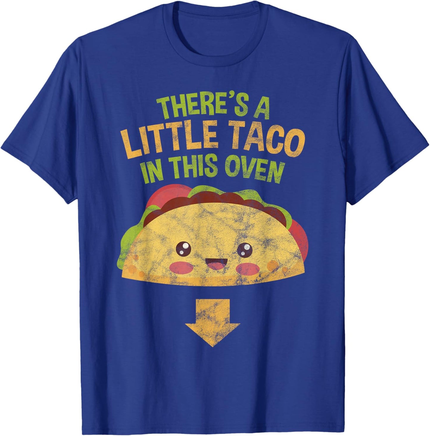 Gender Reveal Pregnancy Baby Cinco De Mayo Little Taco Gift T-Shirt - T-Shirt | Royal