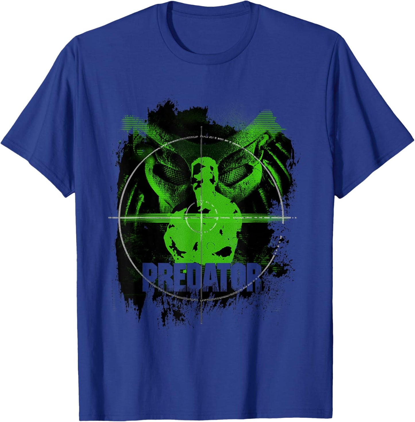 Predator Sniper Scope Dutch 80s T-Shirt - T-Shirt | Royal