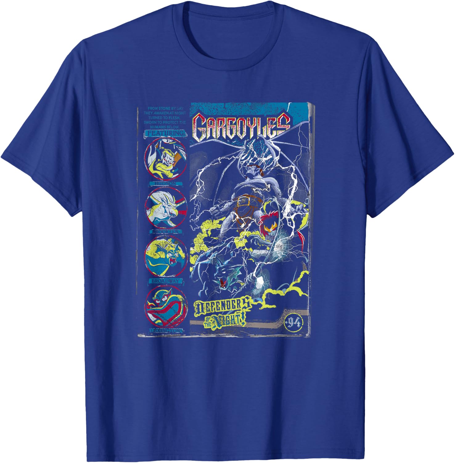 Disney Gargoyles Comic Book Cover T-Shirt - T-Shirt | Royal