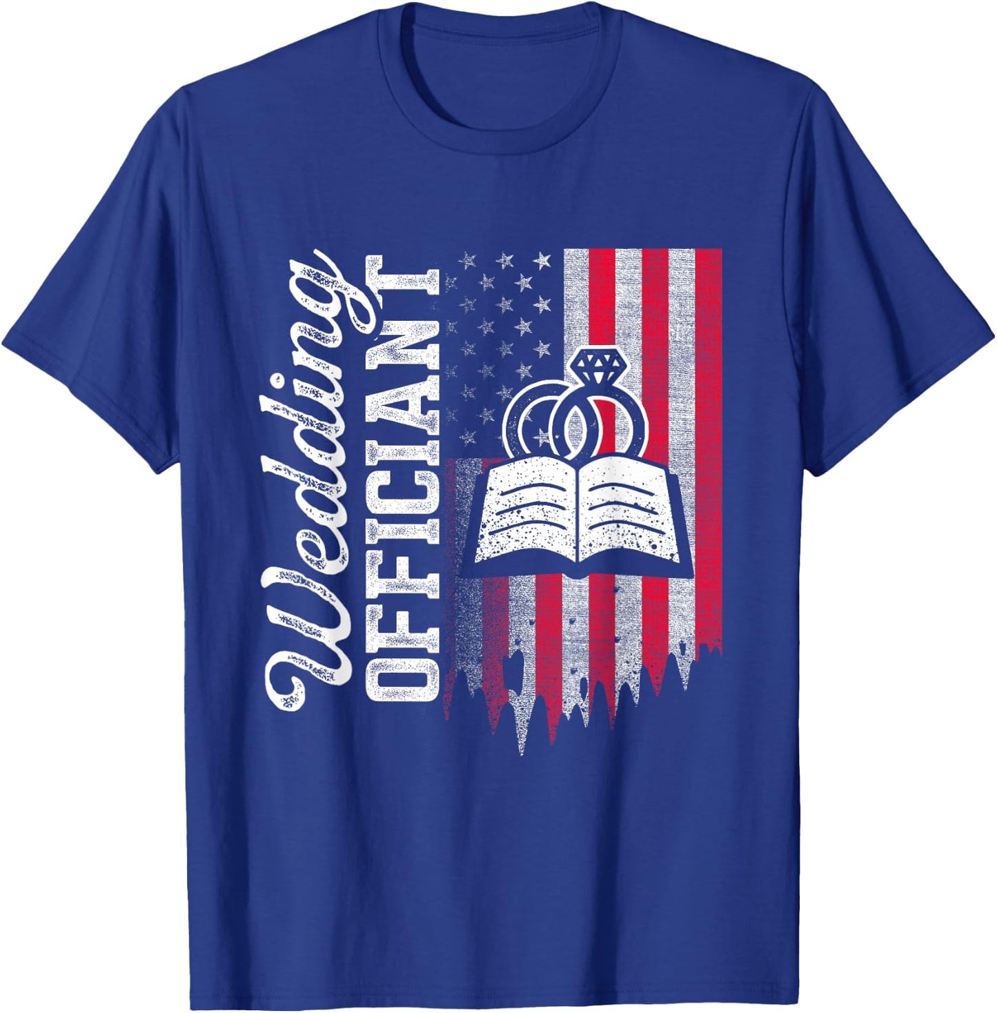 Wedding Officiant Inviting Internet Ordained Minister Gift T-Shirt - T-Shirt | Royal