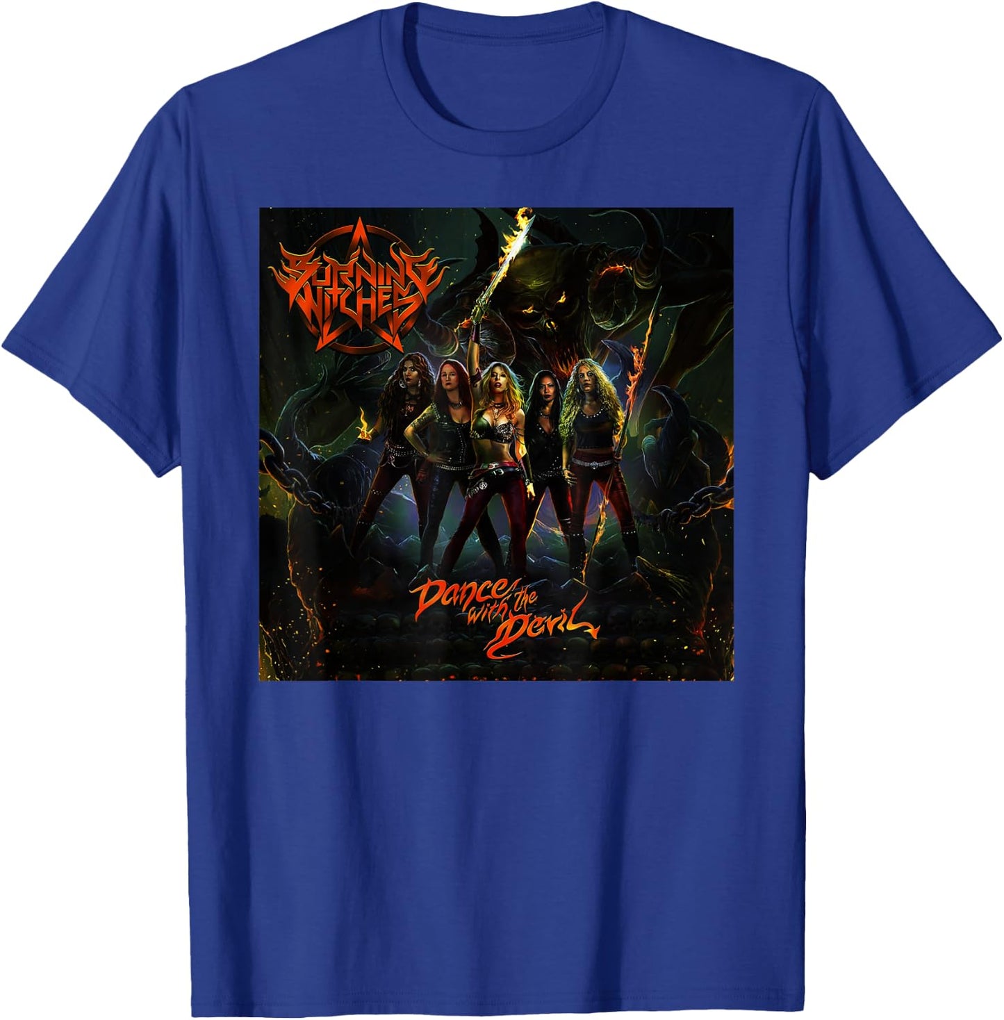 Burning Witches T-Shirt - T-Shirt | Royal