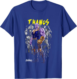 Kids Marvel Avengers Infinity War Thanos Up Front Graphic T-Shirt - T-Shirt | Royal